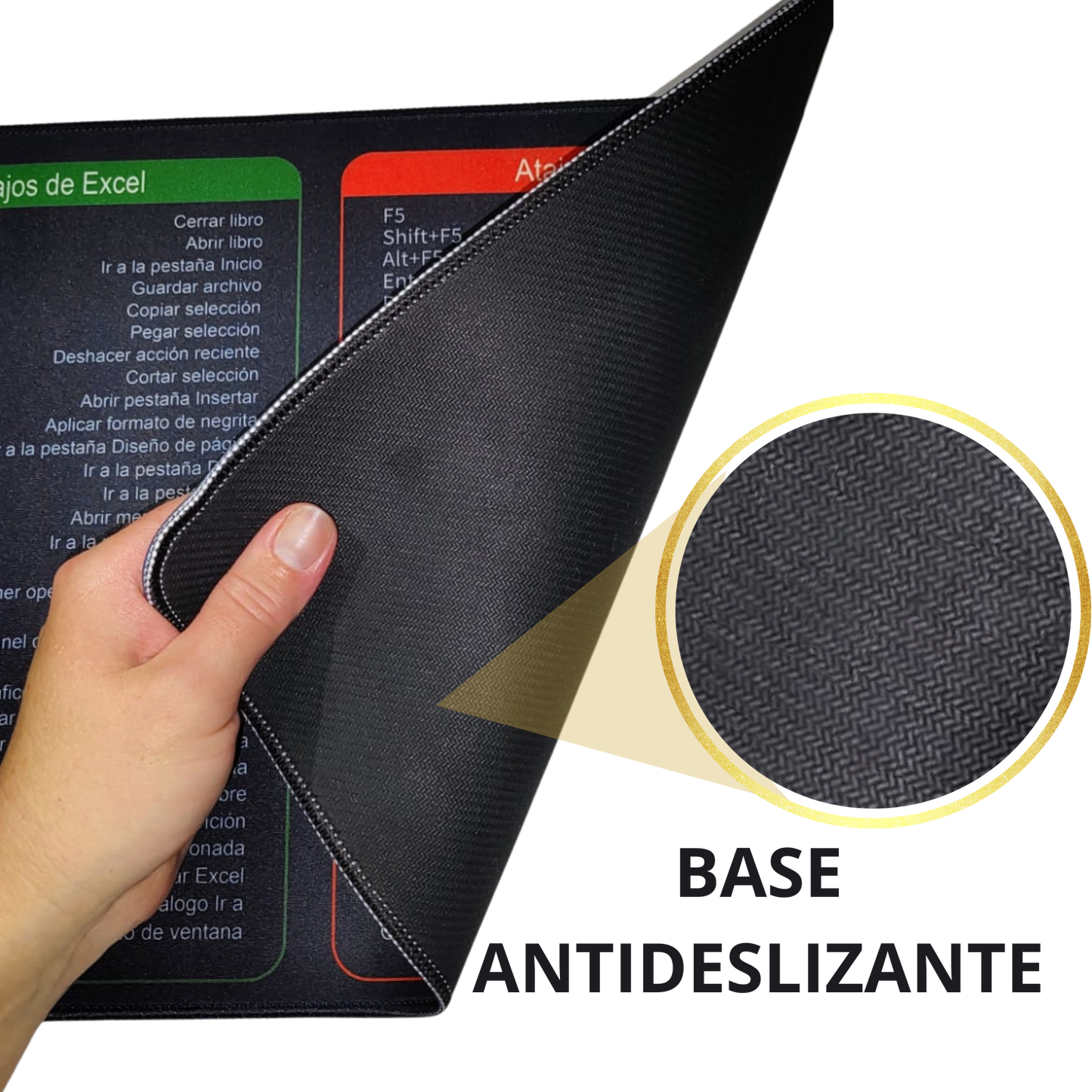 Alfombrilla con Atajos de Teclado - MousePad XL